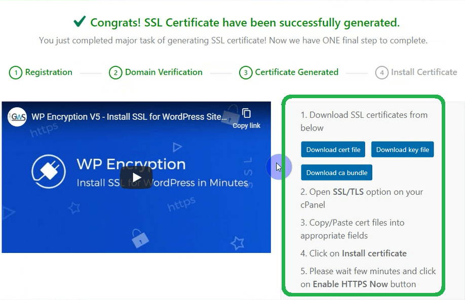 Download SSL Certificates