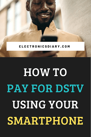 Making Dstv payment on a smartphone