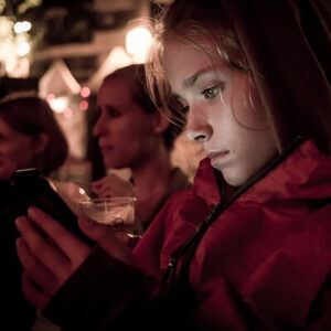 Girl using Smartphone