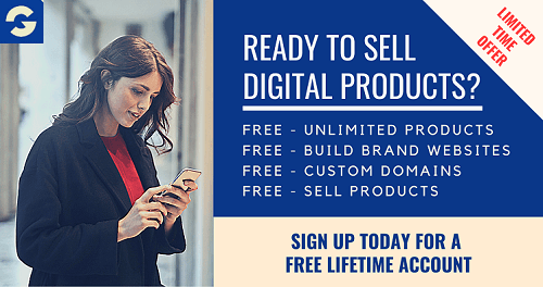 Sell digital products online for free