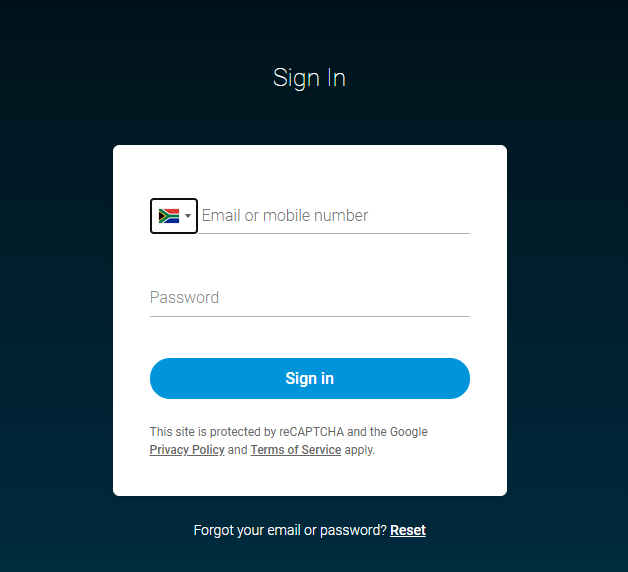 dstv self service login