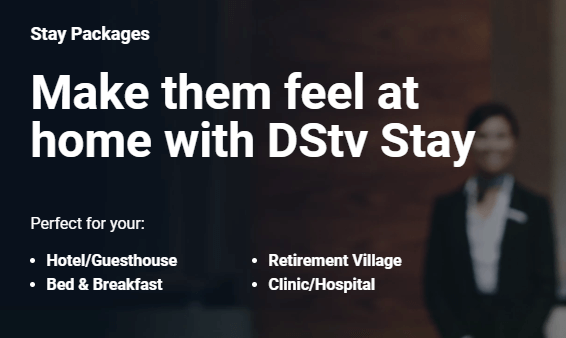 DStv Stay packages for hotels